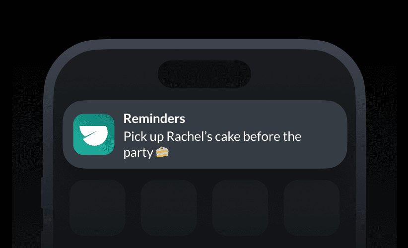 Smart reminders