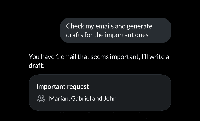 Replies for you