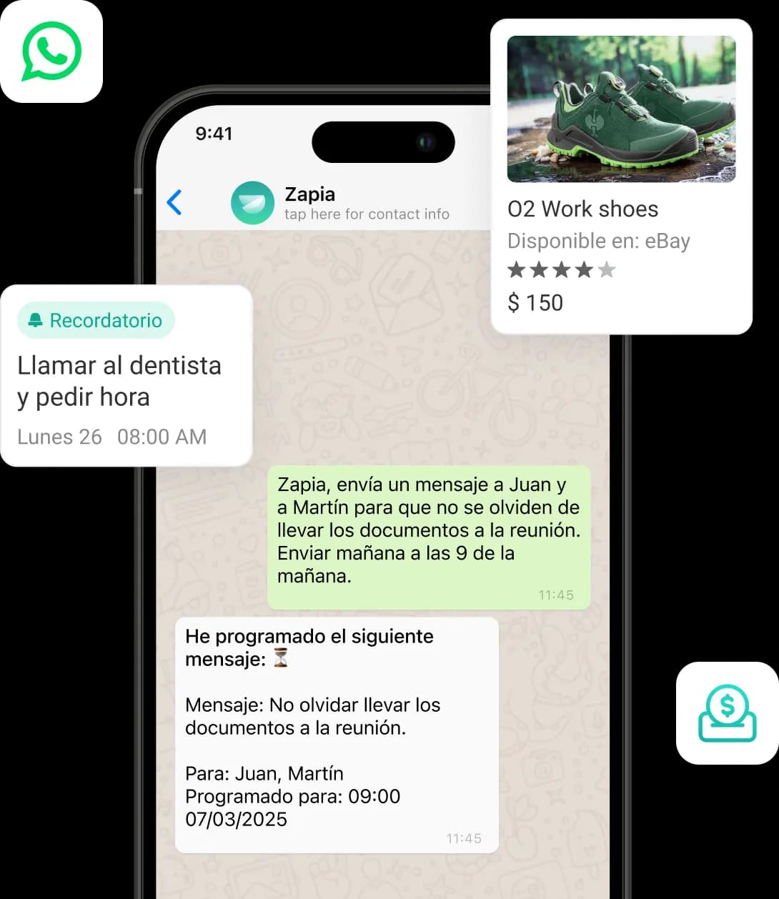 Zapia In Facebook Messenger