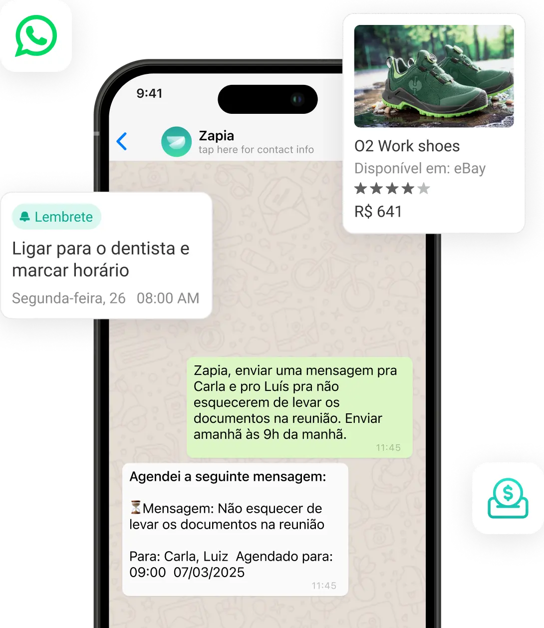 Zapia In Facebook Messenger